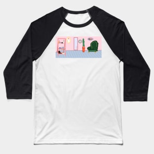 Living on the Surface Baseball T-Shirt